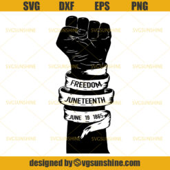 Juneteenth SVG, Free Ish Since 1865 SVG, Freedom Day 1865 SVG, Black Lives Matter SVG
