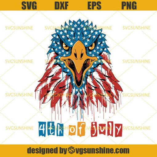 4th of July Eagle SVG, Fourth of July SVG, Independence Day SVG