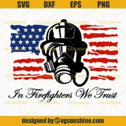 Firefighter American Flag SVG, USA Flag Firefighter Mask SVG, Firefighter Patriotic SVG, 4th of July SVG, Fourth Of July SVG