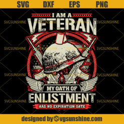 I Am A Veteran My Oath Of Enlistment SVG, Patriotic Veteran SVG, Gun Control SVG