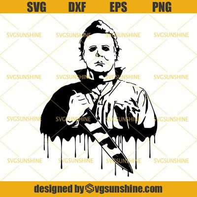 Michael Myers SVG DXF EPS PNG Cutting File for Cricut, Horror Movies ...