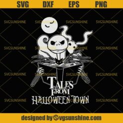 Jack Skellington Tales From Halloween Town SVG, Nightmare Before Christmas SVG, Halloween SVG