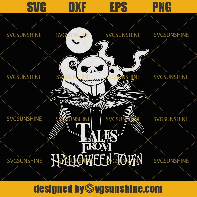 Download Jack Skellington Tales From Halloween Town SVG, Nightmare ...