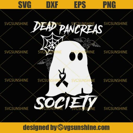 Dead Pancreas Society SVG, Bee Pink Warrior Breast Cancer Awareness Survivor Nurse Ghost SVG, Boo Bees Horror Halloween SVG