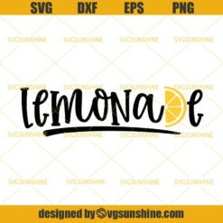 Lemonade Svg, Summer Svg, Lemons Svg, Lemonade Sign Svg Dxf Eps Png
