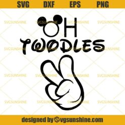 Oh Toodles Second Mickey Mouse SVG DXF EPS PNG Cutting File for Cricut