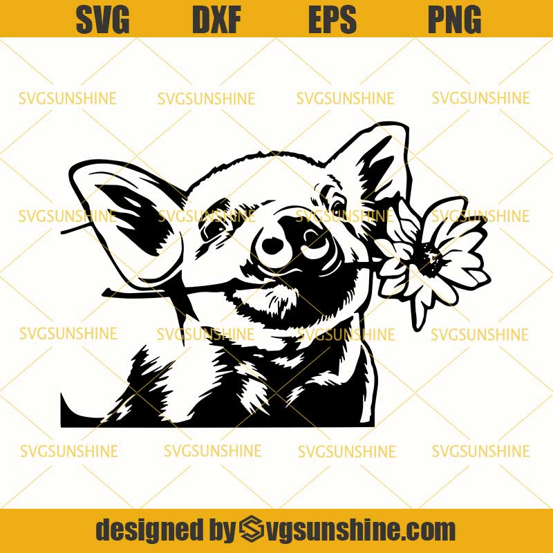 Download Pigs SVG DXF EPS PNG Cutting File for Cricut, Farm Animal ...