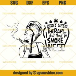 Afro Woman Smoking Blunt Cigarette Joint Weed Pot Grass Cannabis Medical Marijuana High SVG, Marijuana SVG, Smoke Weed SVG