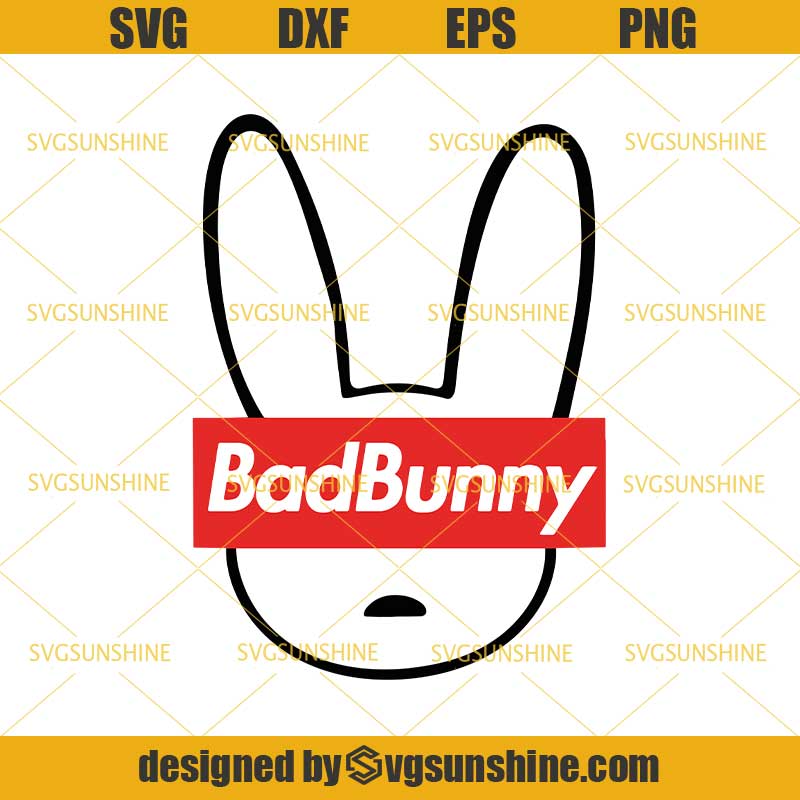 Bad Bunny SVG DXF EPS PNG Cutting File for Cricut - Svgsunshine