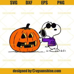 Snoopy Halloween Pumpkin SVG, Snoopy SVG, Pumpkin SVG, Happy Halloween SVG