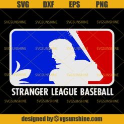 Stranger League Baseball SVG DXF EPS PNG Cutting File for Cricut