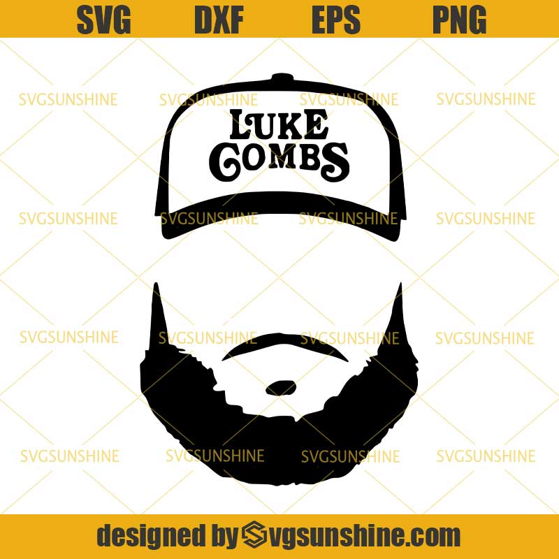 Download Luke Combs SVG, Singers Musicians SVG, Country Music SVG ...