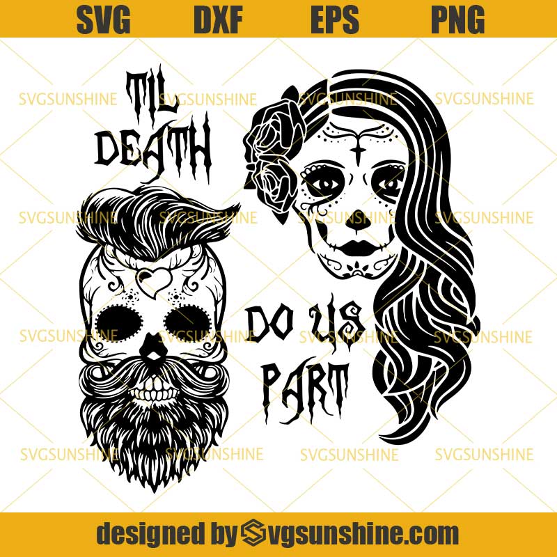 Download Sugar Skull SVG, Day Of The Dead SVG, Wedding Skull SVG ...