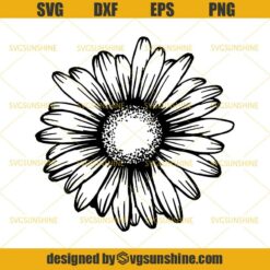 Daisy Flower SVG, Floral SVG, Daisies SVG, Blossom SVG, Petal SVG, Bouquet SVG, Daisy SVG