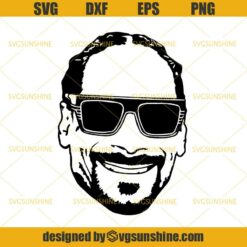 Snoop Dogg Rapper SVG DXF EPS PNG Cutting File for Cricut