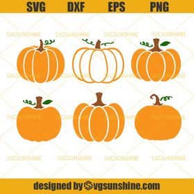 Pumpkin SVG Bundle, Pumpkin SVG, Fall Pumpkin SVG, Pumpkin Clipart ...