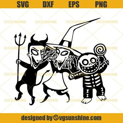 Lock, Shock And Barrel SVG, Halloween SVG, Jack Skellington SVG ...