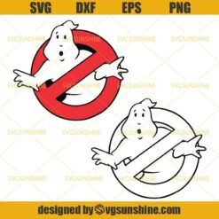 Ghostbusters Logo Clipart SVG DXF EPS PNG Cutting File for Cricut