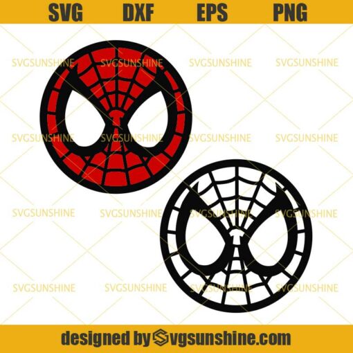 Spiderman Logo SVG, Marvel Clipart SVG DXF EPS PNG Cutting File for Cricut