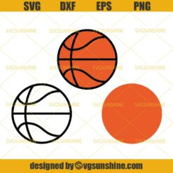Basketball SVG Bundle, Basketball Ball SVG Bundle, Baller SVG DXF EPS PNG Cutting File for Cricut