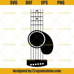 Guitar Tumbler SVG, Acoustic Guitar SVG, Guitar SVG, Tumbler SVG DXF EPS PNG Cutting File for Cricut