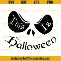 Jack Skellington This is Halloween SVG DXF EPS PNG Cutting File for Cricut