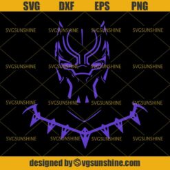 Black Panther SVG DXF EPS PNG Cutting File for Cricut – Marvel SVG, Superheroes SVG