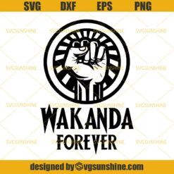 Black Panther Wakanda Forever SVG DXF EPS PNG Cutting File for Cricut