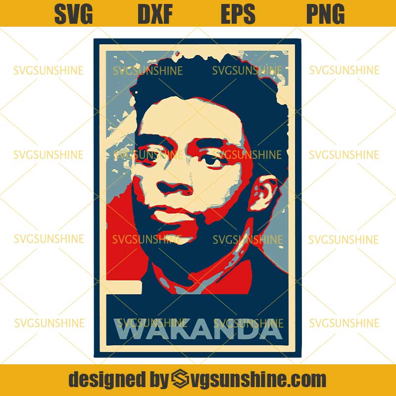 Download RIP Chadwick Boseman SVG, Wakanda SVG, Wakanda Forever SVG, Black Panther SVG DXF EPS PNG ...