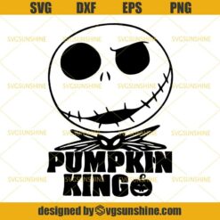 Jack Skellington Pumpkin King SVG, The Nightmare Before Christmas SVG, Halloween SVG