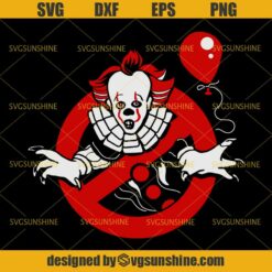 Pennywise Horror Clown SVG, It Movie SVG, Halloween SVG DXF EPS PNG Cutting File for Cricut