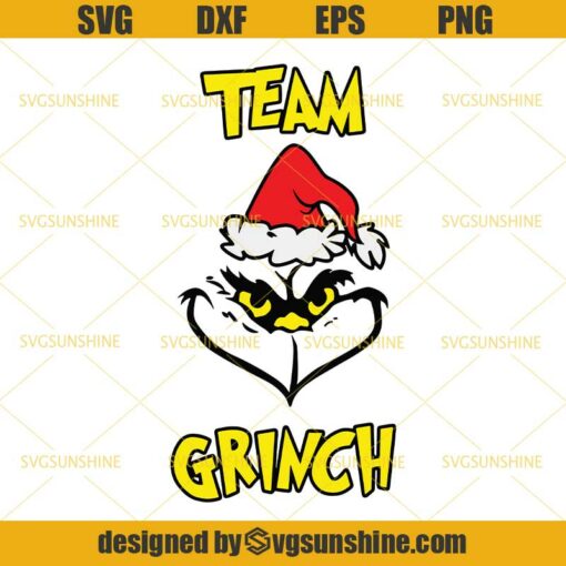 Team Grinch Svg, The Grinch Svg, Grinch Svg, Christmas Svg