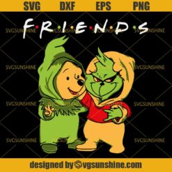 Grinch And Pooh Are Friends Svg, Grinch Svg, Pooh Svg, The Grinch Christmas Svg