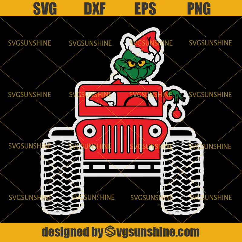 Download Grinch in a Jeep Svg, Grinch Svg, Jeep Svg, Christmas Svg ...
