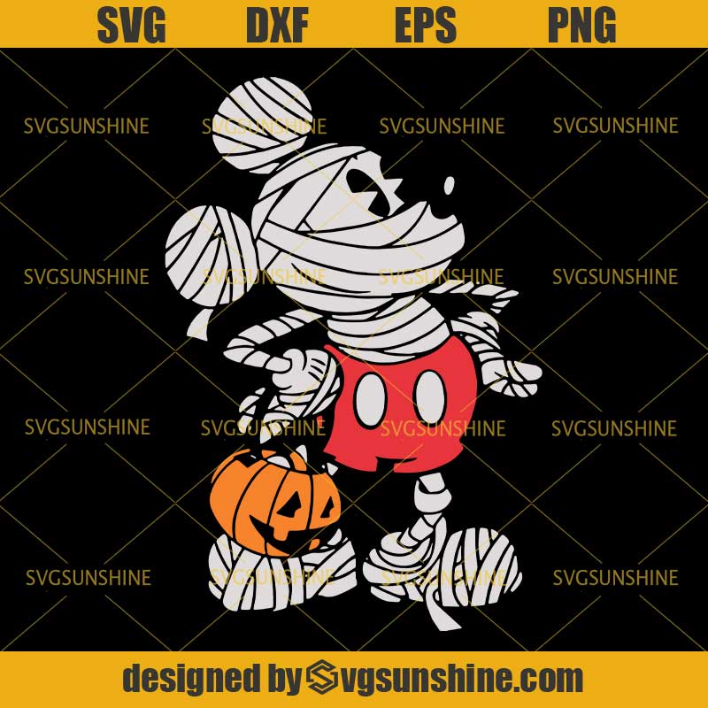 Download Mickey Mouse Mummy Halloween SVG, Mickey SVG, Mummy SVG ...