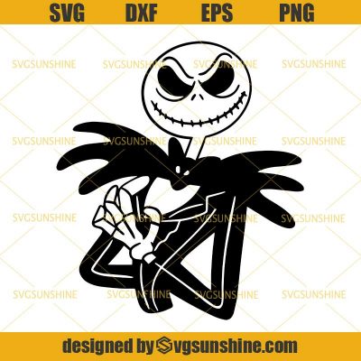 Jack Skellington Svg, Nightmare Before Christmas Svg, Jack Halloween ...