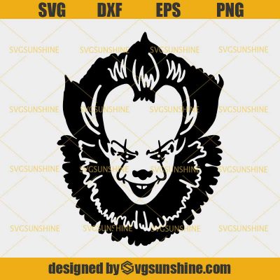 Pennywise Svg, Horror Clown Svg, Halloween Svg, It Movie Svg - Sunshine