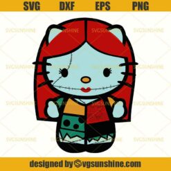 Hello Strawberry SVG, Hello Kitty Hairstyle SVG PNG DXF EPS Cut File