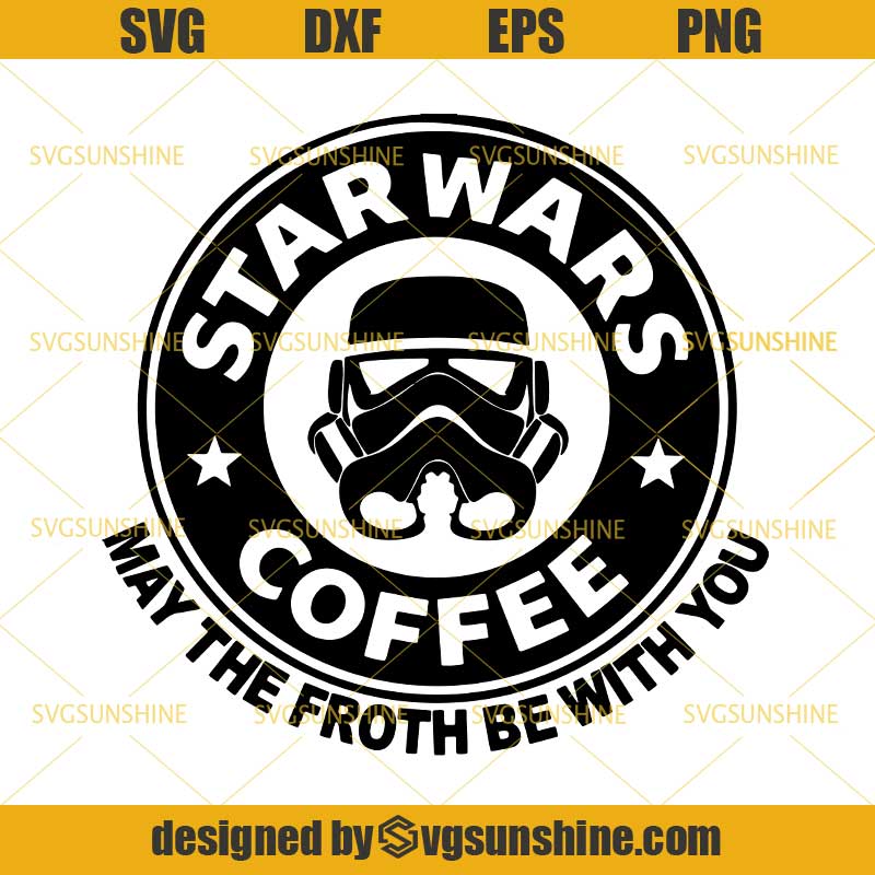Download Star Wars Starbucks Coffee Svg Storm Trooper Svg Dxf Eps Png Svgsunshine SVG Cut Files