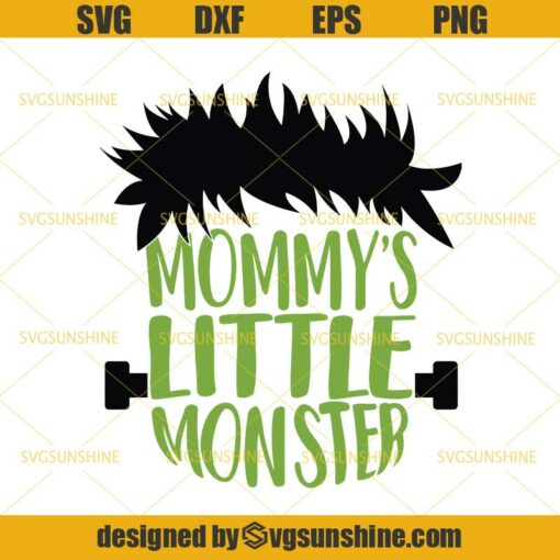 Mommy’s Little Monster SVG, The Monster Frankenstein SVG, Halloween SVG