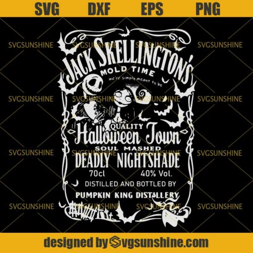 Jack Skellington SVG, Halloween Town SVG, Nightmare Before Christmas SVG