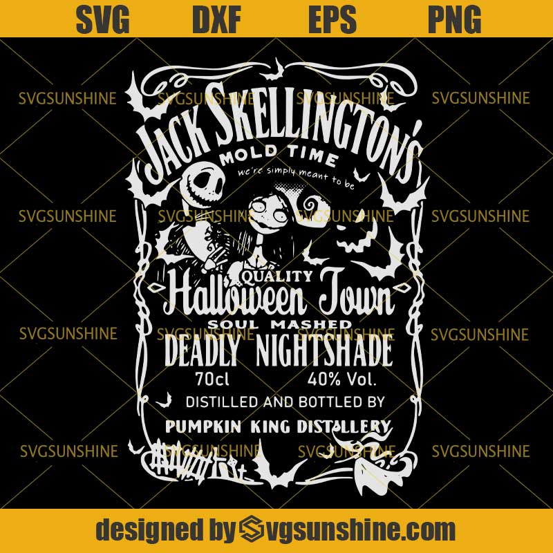Jack Skellington SVG, Halloween Town SVG, Nightmare Before Christmas