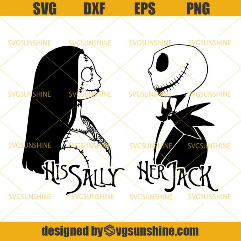 Download Jack And Sally SVG, Jack Skellington SVG, Nightmare Before ...