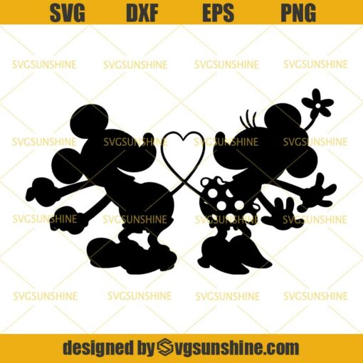 Mickey and Minnie Mouse SVG, Mickey Mouse SVG,  Disney SVG