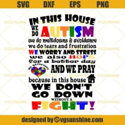 Autism SVG, Autism Awareness SVG, Autism Hope We Pray Fight SVG