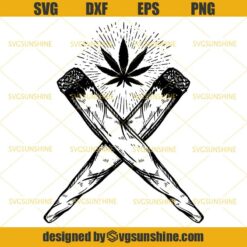 Skull Smoking Weed SVG, Skull Cannabis SVG, Marijuana SVG