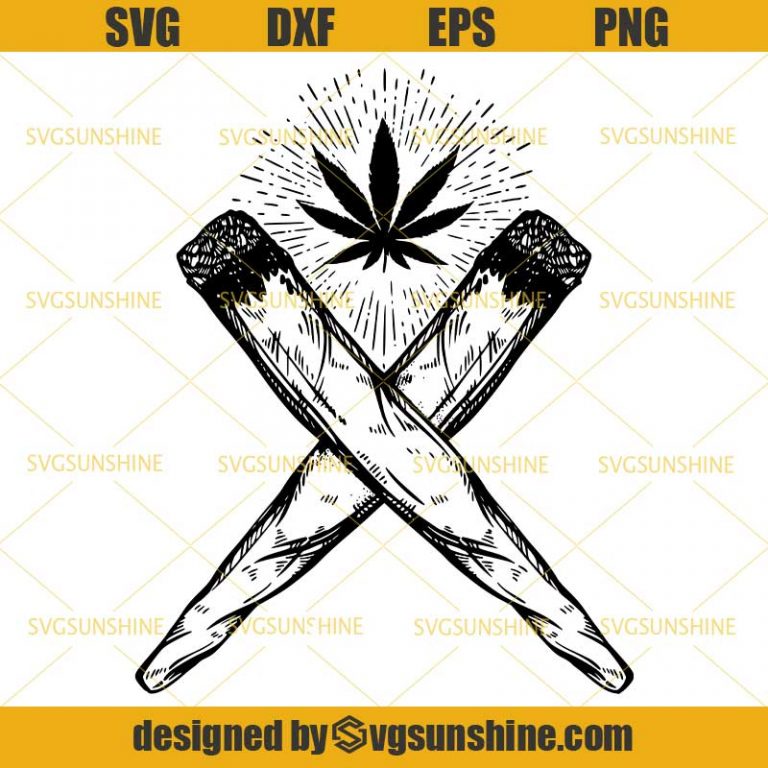 Smoke Weed SVG, Weed SVG, Marijuana SVG, Cannabis SVG - Sunshine