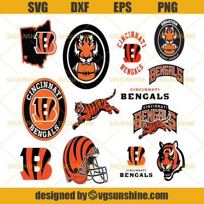 Cincinnati Bengals Svg Bundle, Cincinnati Bengals Logo Svg, NFL Svg ...