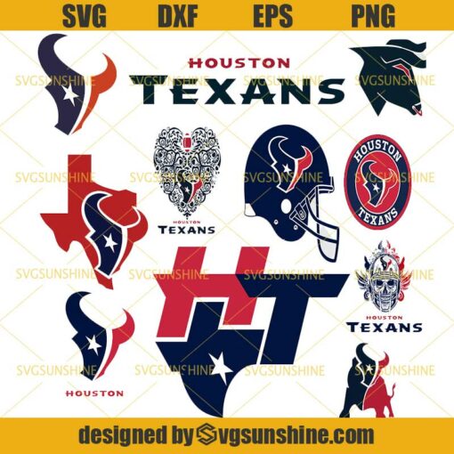 Houston Texans Svg Bundle, Houston Texans Logo Svg, NFL Svg, Football Svg Bundle, Football Fan Svg