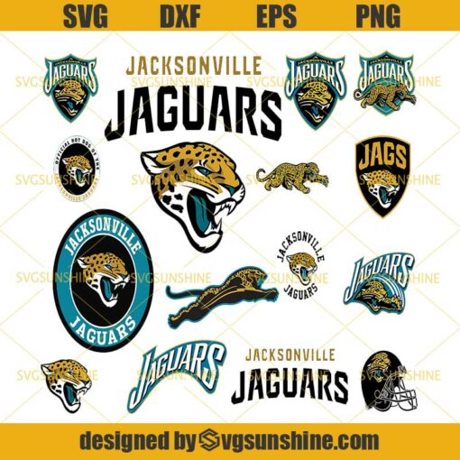 Jacksonville Jaguars Svg Bundle, Jacksonville Jaguars Logo Svg, NFL Svg ...